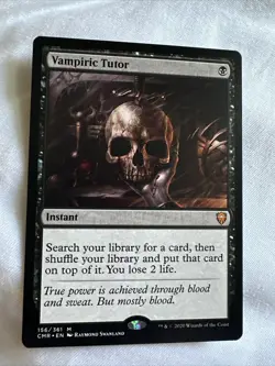Vampiric Tutor Commander Legends Regular MTG Card LP - Image 3