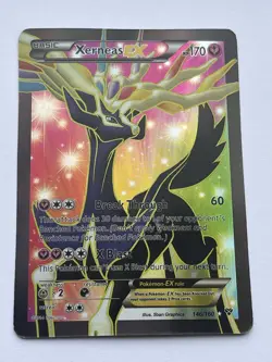 2014 Pokemon Xerneas EX (146 Full Art) XY Base Set Ultra Rare PokÃ©mon card - Image 1