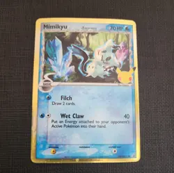 Pokemon TCG Card Celebrations Mimikyu Delta Species SWSH136 Black Star Promo NM - Image 1