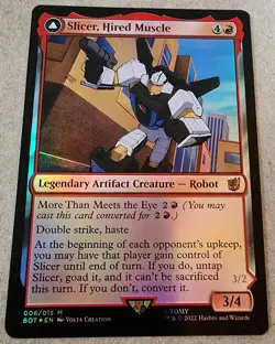 Slicer, Hired Muscle - #06 Foil Universes Beyond: Transformers - Mtg - Image 1