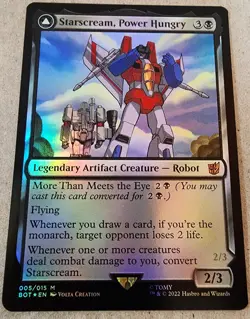 Starscream, Power Hungry - #05 Foil Universes Beyond: Transformers - Mtg - Image 1