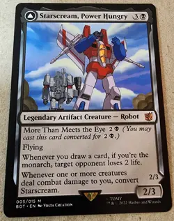 Starscream, Power Hungry - #05 Regular Universes Beyond: Transformers - Mtg - Image 1