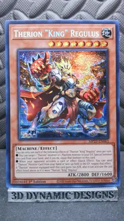 | Yugioh Therion King Regulus MP23-EN063 1st Prismatic Secret Rare NM ðŸ”¥ | - Image 1