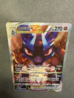 Lucario VSTAR SWSH291 BLACK STAR PROMO Sword & Shield HOLO NM Pokemon Card - Image 5