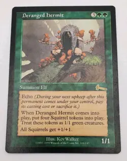 Deranged Hermit Urza's Legacy ULG 1x MTG Magic the Gathering x1 Reserved List - Image 1