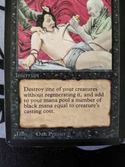 Sacrifice ~ Alpha [Slightly Played][Magic MTG] - Image 3