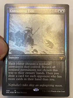 SILVER SCREEN FOIL Consuming Tide 320 Innistrad: Double Feature MTG UNPLAYED - Image 1