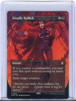 MTG Commander Masters -  DEADLY ROLLICK (Borderless) R 0695 - MINT! - Image 1
