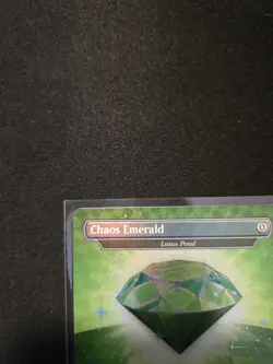 Chaos Emerald (Lotus Petal) Green 7031 Secret Lair Drop Sonic Bonus MTG NM FOIL - Image 2