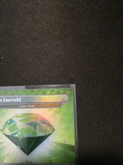 Chaos Emerald (Lotus Petal) Green 7031 Secret Lair Drop Sonic Bonus MTG NM FOIL - Image 3