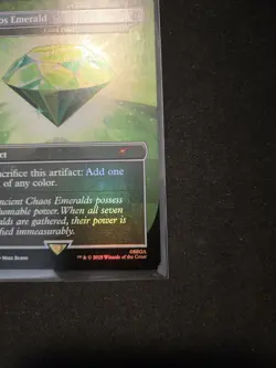Chaos Emerald (Lotus Petal) Green 7031 Secret Lair Drop Sonic Bonus MTG NM FOIL - Image 4