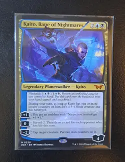 MTG - Kaito Bane of Nightmares - Regular Duskmourn Promo 0220 - Image 1