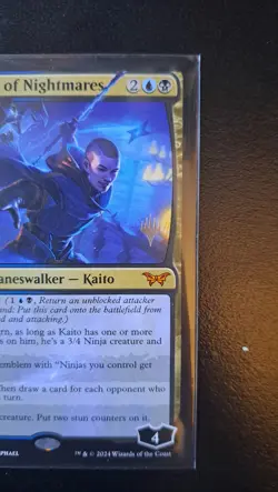 MTG - Kaito Bane of Nightmares - Regular Duskmourn Promo 0220 - Image 3