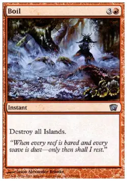 Boil - Medium Play MTG 8th Edition - Image 1