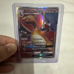 Pokemon Charizard GX Full Art Holo Black Star Promo 2017 Sun & Moon SM60 - Image 2
