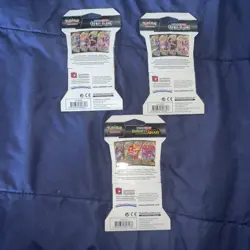 3 pokemon Trading Card Game : Sword & Shield Rebel Clash Booster 3 packs  - Image 2