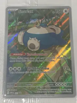 SEALED Pokemon Snorlax SVP051 Pokemon 151 SV Black Star Promo NM English TCG #51 - Image 2