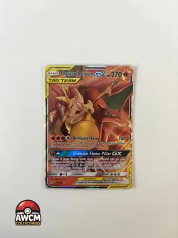 Charizard & Braixen GX - 22/236 - Pokemon Cosmic Eclipse Sun & Moon Card NM - Image 2