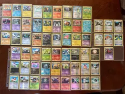 Lot Of 60+bonus Pokemon Black&white Srs+sub Srs. Holo/RV Holo Cards LP-NM Lot J - Image 1