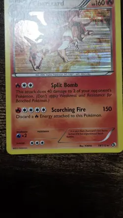 Charizard 19/113 Legendary Treasures Pokemon TCG Holo Rare 2013 HP - Image 3