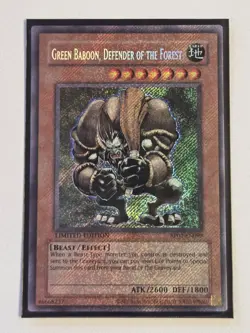 Green Baboon, Defender of the Forest RP02-EN099 Foil Bleed Yugioh Retro Pack 2 - Image 13