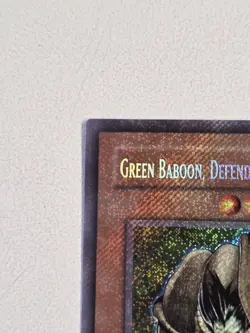 Green Baboon, Defender of the Forest RP02-EN099 Foil Bleed Yugioh Retro Pack 2 - Image 3