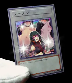 Carly Carmine Yugioh 5Ds Waifu Token Secret Rare Alt Art Cute Girl Holo Custom - Image 2
