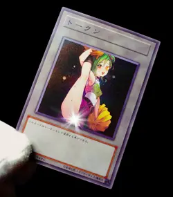 Tori Meadows Yugioh ZEXEL Waifu Token Secret Rare Alt Art Cute Girl Holo Custom - Image 3