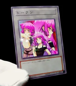 Romin Kassidy Yugioh SEVENS Waifu Token Secret Rare Alt Art Cute Girl Fan Custom - Image 3