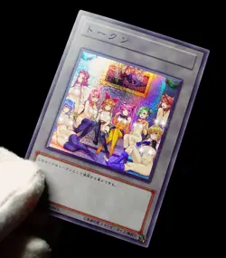 Best Girls Group Yugioh Waifu Token Secret Rare Alt Art Cute Holo Fan Custom - Image 4
