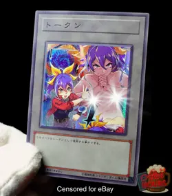 Celina Yugioh ARC-V Waifu Token Secret Rare Alt Art Cute Girl Holo Fan Custom - Image 1