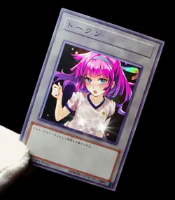 Romin Kassidy Yugioh SEVENS Waifu Token Secret Rare Alt Art Cute Girl Fan Custom - Image 3