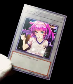Romin Kassidy Yugioh SEVENS Waifu Token Secret Rare Alt Art Cute Girl Fan Custom - Image 4