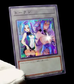 Rio Kastle Yugioh ZEXEL Waifu Token Secret Rare Alt Art Cute Girl Holo Custom - Image 3
