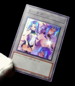 Rio Kastle Yugioh ZEXEL Waifu Token Secret Rare Alt Art Cute Girl Holo Custom - Image 5