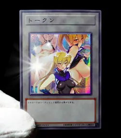 Alexis Rhodes Yugioh Waifu Token Secret Rare Alt Art Cute Girl Holo Fan Custom - Image 5