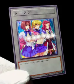 Tea Alexis Akiza Yugioh Waifu Token Secret Rare Alt Art Cute Girl Holo Custom - Image 3