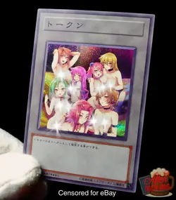Best Girls Group Yugioh Waifu Token Secret Rare Alt Art Cute Holo Fan Custom - Image 1