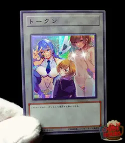 Skye Zaizen Yugioh Vrains Waifu Token Secret Rare Alt Art Cute Girl Holo Custom - Image 1