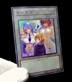 Skye Zaizen Yugioh Vrains Waifu Token Secret Rare Alt Art Cute Girl Holo Custom - Image 2