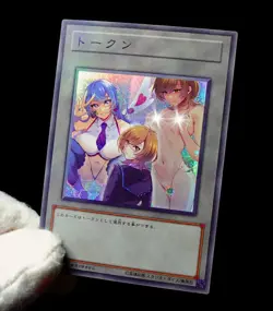 Skye Zaizen Yugioh Vrains Waifu Token Secret Rare Alt Art Cute Girl Holo Custom - Image 3