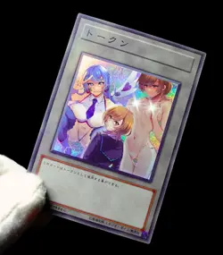 Skye Zaizen Yugioh Vrains Waifu Token Secret Rare Alt Art Cute Girl Holo Custom - Image 4