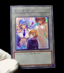 Skye Zaizen Yugioh Vrains Waifu Token Secret Rare Alt Art Cute Girl Holo Custom - Image 6