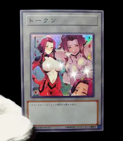 Akiza Izinski Yugioh 5Ds Waifu Token Secret Rare Alt Art Cute Girl Holo Custom - Image 5