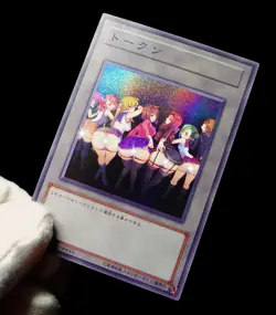 Best Girls Group Yugioh Waifu Token Secret Rare Alt Art Cute Holo Fan Custom - Image 5