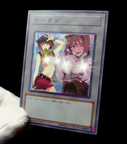 Tea Gardner Yugioh Waifu Token Secret Rare Alt Art Cute Girl Holofoil Fan Custom - Image 2