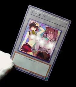 Tea Gardner Yugioh Waifu Token Secret Rare Alt Art Cute Girl Holofoil Fan Custom - Image 3