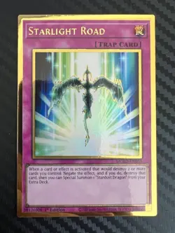 Yugioh Starlight Road MGED-EN053 Premium Gold Rare 1st Edition NM - Image 1