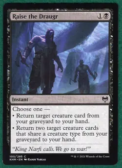 Raise The Draugr - Kaldheim KHM #105 - Magic: The Gathering MTG Card - Image 1
