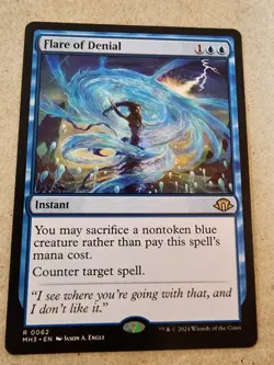 Flare of Denial - #62 Regular - Modern Horizons 3 - Mtg - Image 1